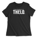 Womens 2X-Large BLACK Relaxed Jersey T-Shirt