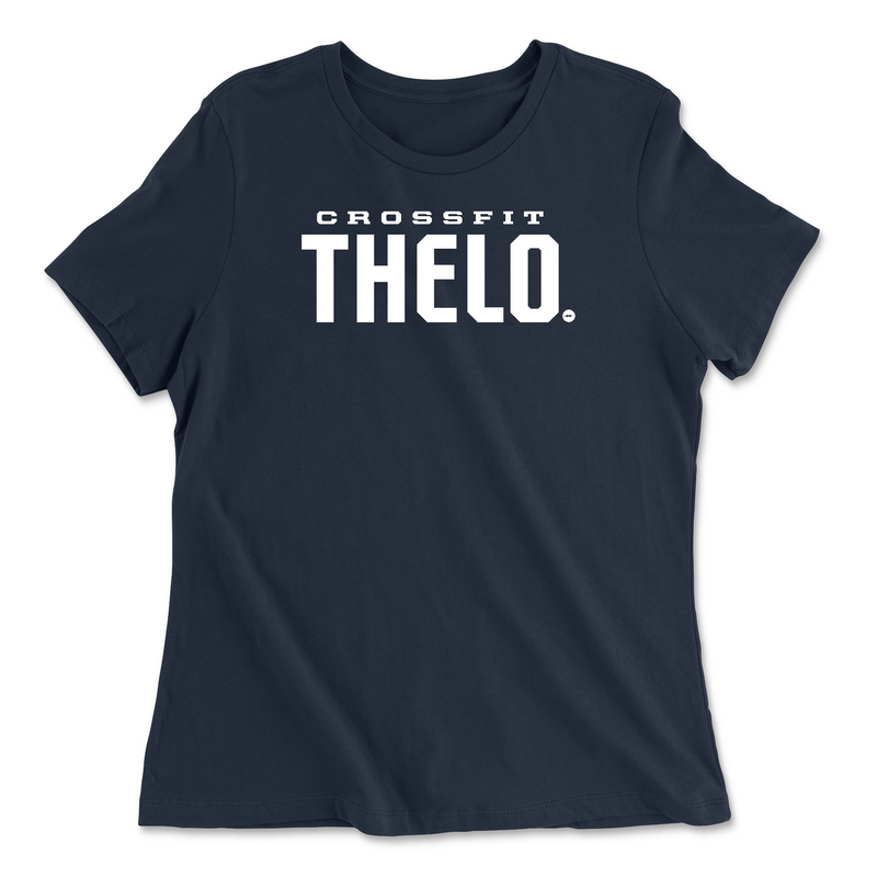Womens 2X-Large NAVY Relaxed Jersey T-Shirt