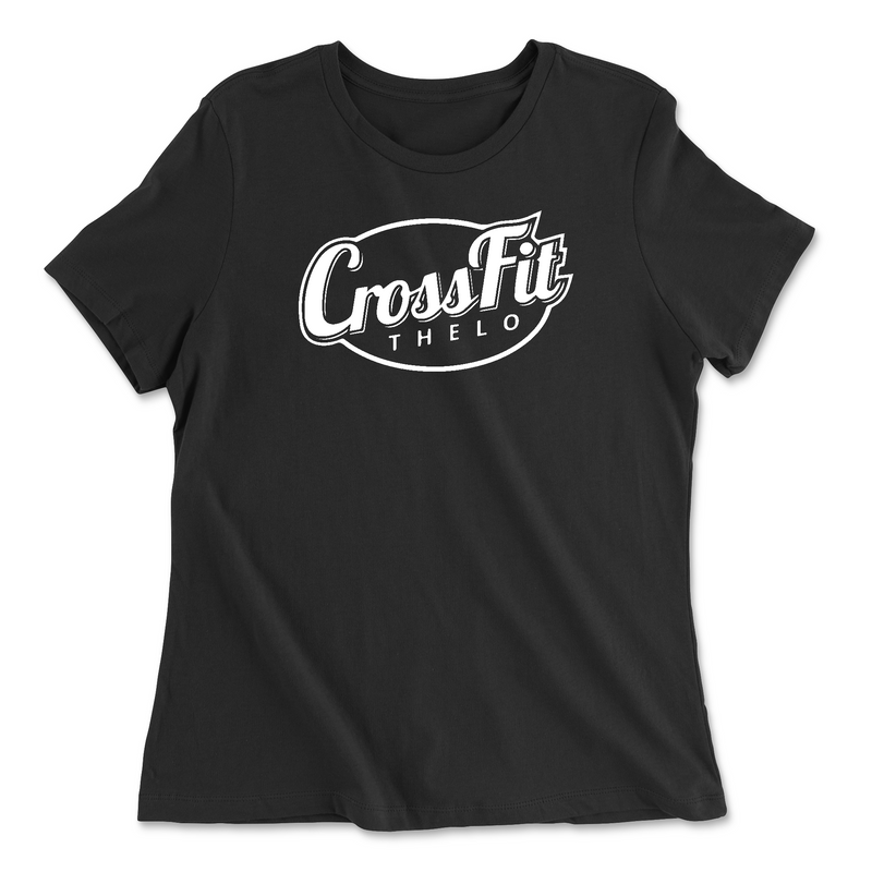 Womens 2X-Large BLACK Relaxed Jersey T-Shirt
