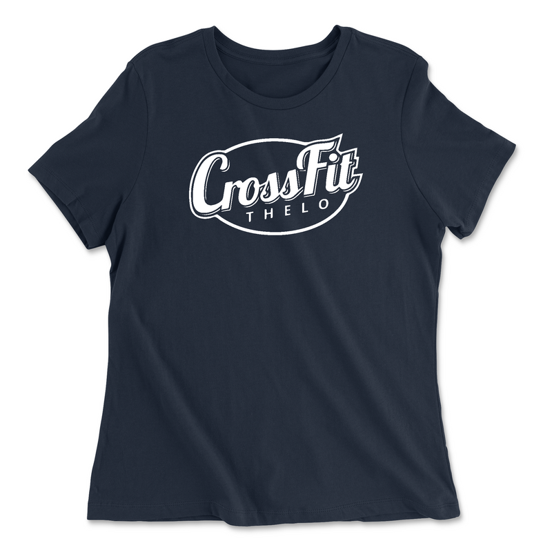Womens 2X-Large NAVY Relaxed Jersey T-Shirt