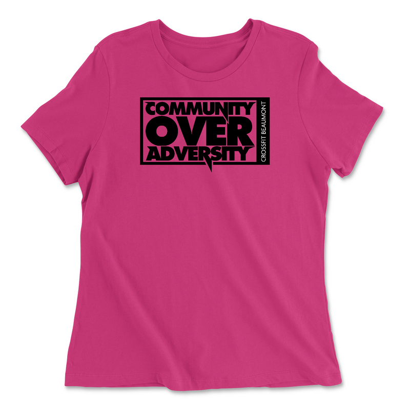 CrossFit Beaumont Community Womens - Relaxed Jersey T-Shirt