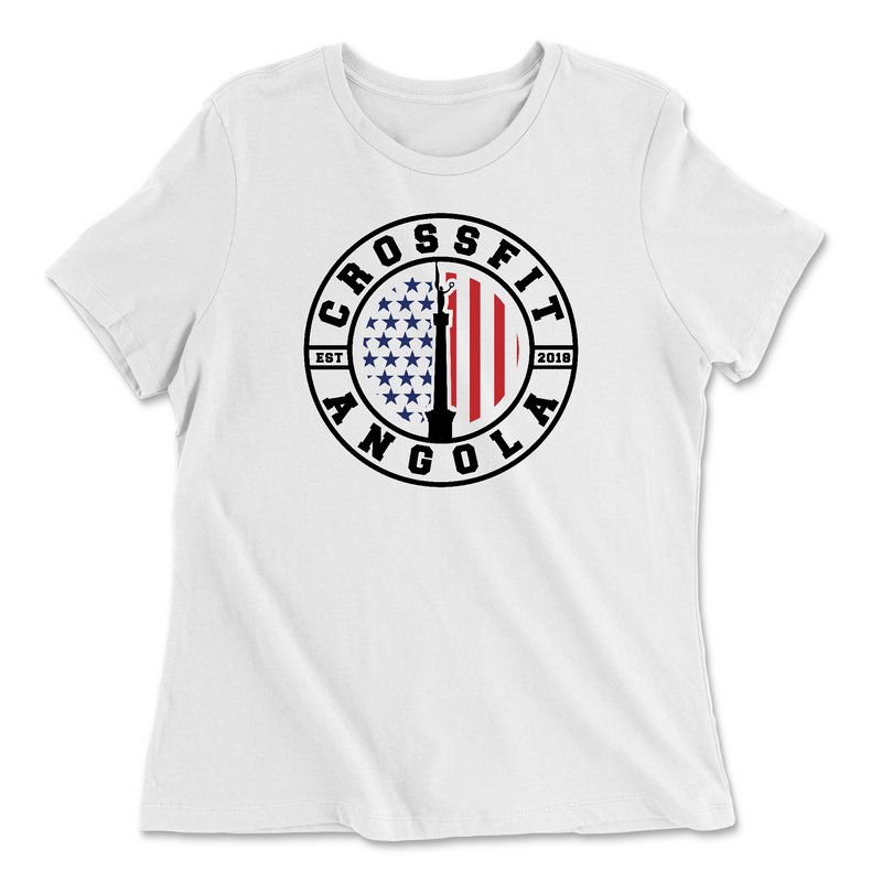 Womens 2X-Large WHITE Relaxed Jersey T-Shirt