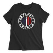 Womens 2X-Large BLACK Relaxed Jersey T-Shirt