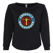 Womens 2X-Large BLACK CrewNeck
