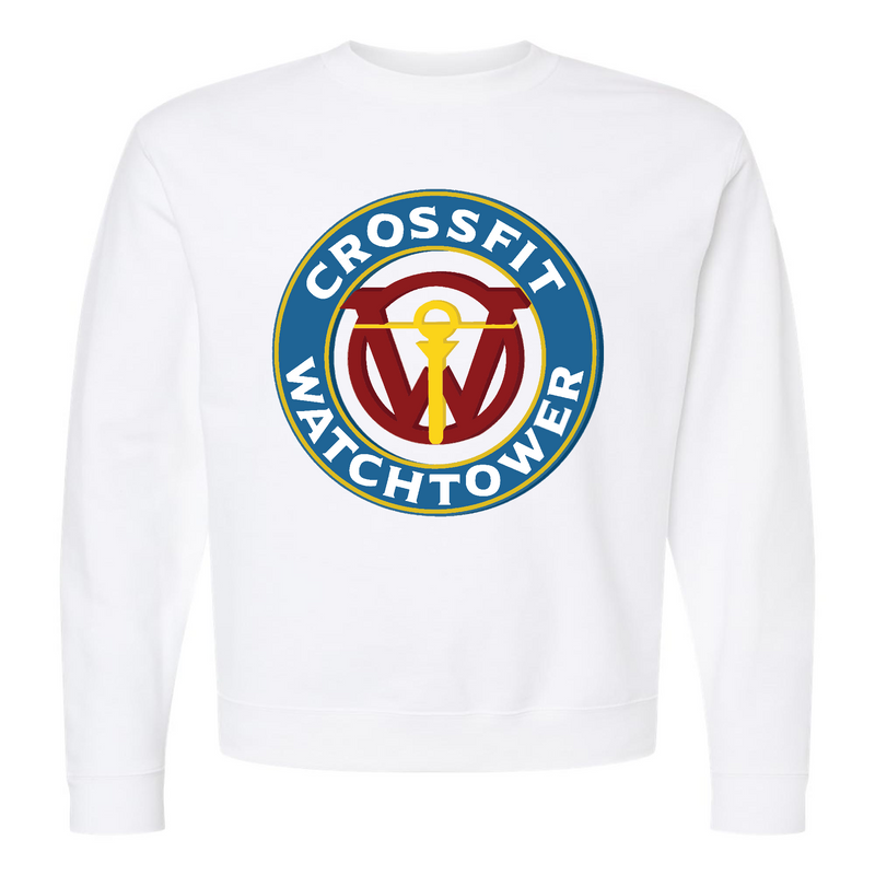 Mens 2X-Large WHITE Midweight Sweatshirt