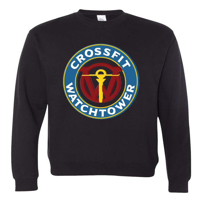 Mens 2X-Large BLACK Midweight Sweatshirt
