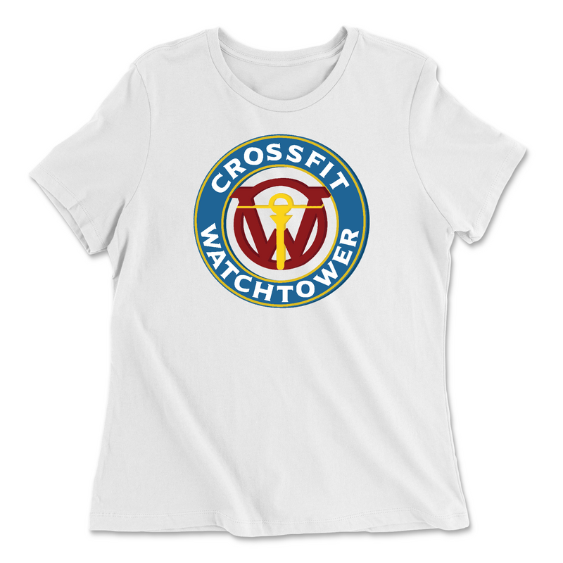 Womens 2X-Large WHITE Relaxed Jersey T-Shirt
