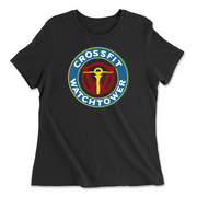 Womens 2X-Large BLACK Relaxed Jersey T-Shirt