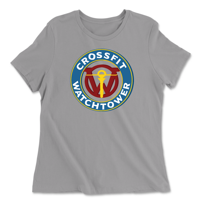 Womens 2X-Large SOLID_ATHLETIC_GREY Relaxed Jersey T-Shirt