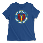 Womens 2X-Large TRUE_ROYAL Relaxed Jersey T-Shirt