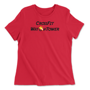 Womens 2X-Large RED Relaxed Jersey T-Shirt