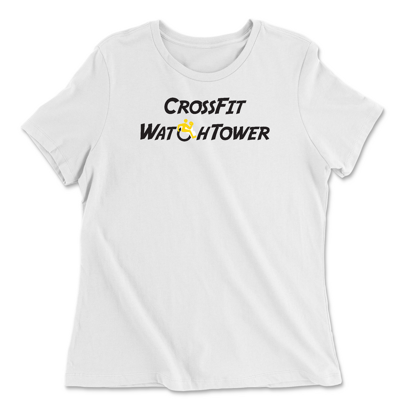 Womens 2X-Large WHITE Relaxed Jersey T-Shirt