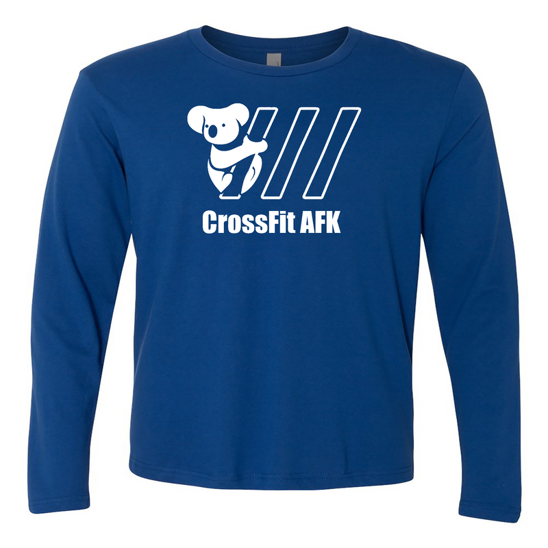 CrossFit AFK Koala Bear (White) Mens - Long Sleeve