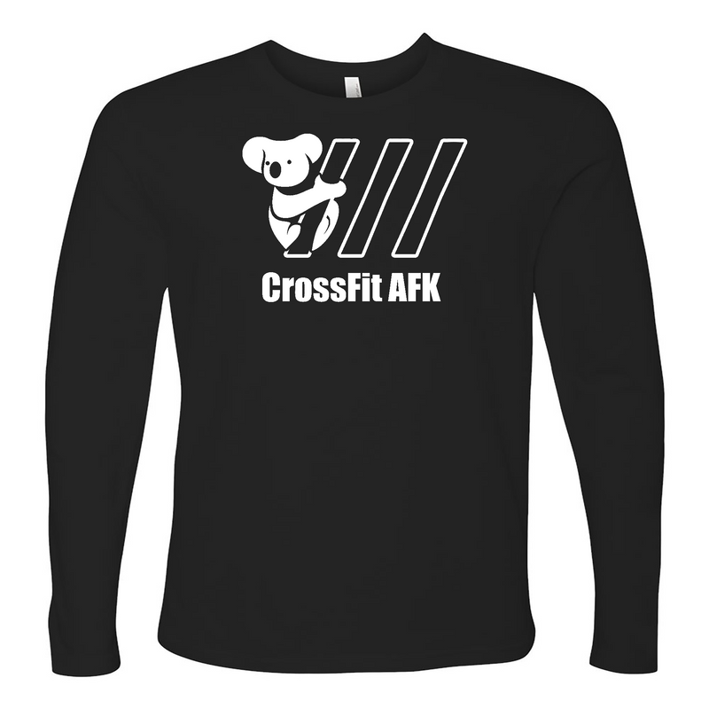 CrossFit AFK Koala Bear (White) Mens - Long Sleeve
