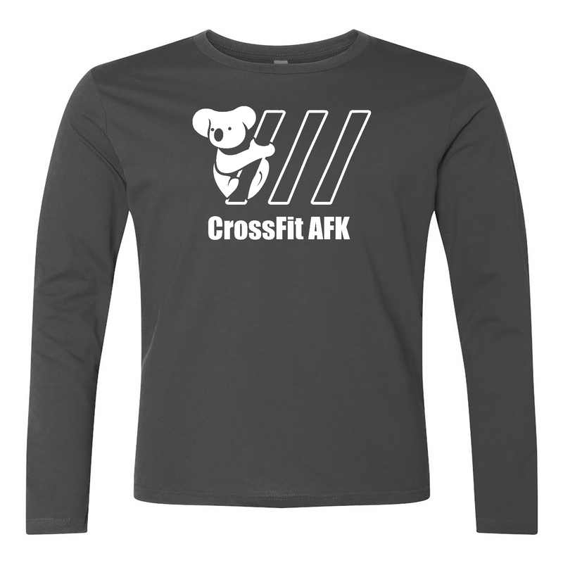 CrossFit AFK Koala Bear (White) Mens - Long Sleeve