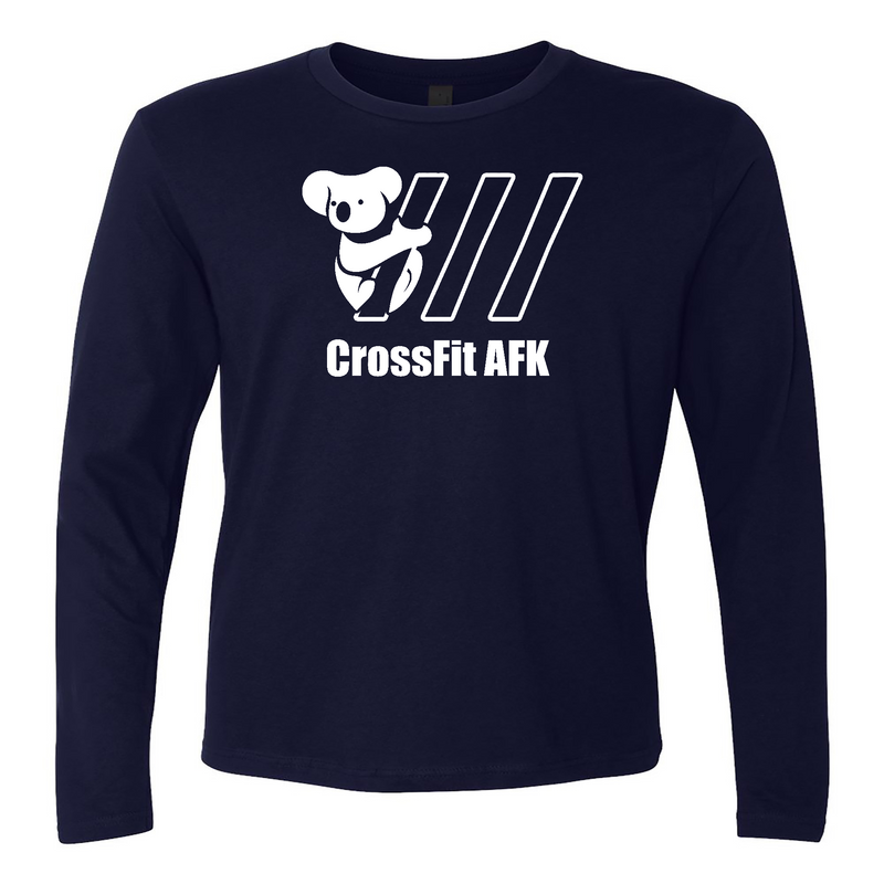 CrossFit AFK Koala Bear (White) Mens - Long Sleeve
