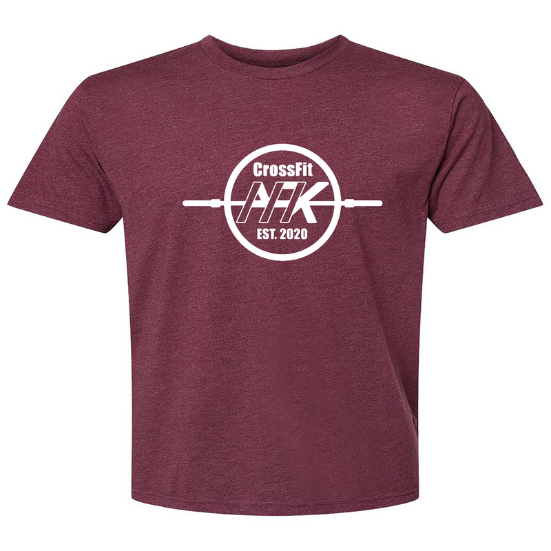 Mens 2X-Large HEATHER_MAROON T-Shirt