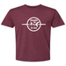 Mens 2X-Large HEATHER_MAROON T-Shirt