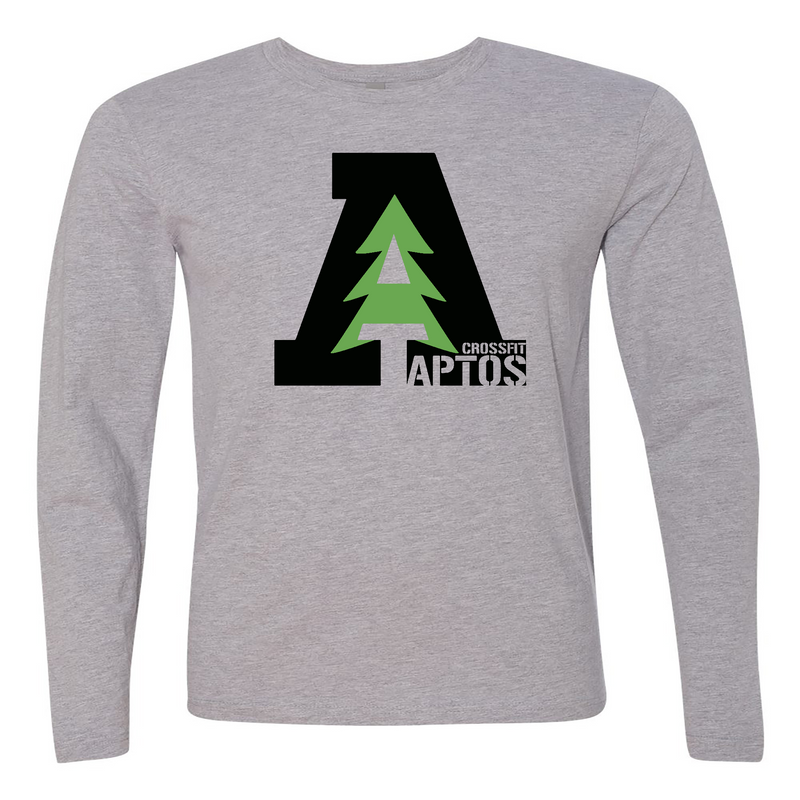 Mens 2X-Large HEATHER_GRAY Long Sleeve