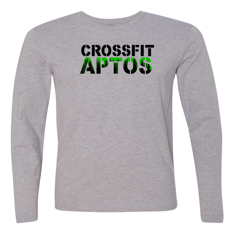 Mens 2X-Large HEATHER_GRAY Long Sleeve