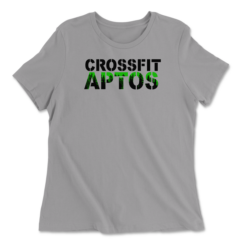 Womens 2X-Large SOLID_ATHLETIC_GREY Relaxed Jersey T-Shirt