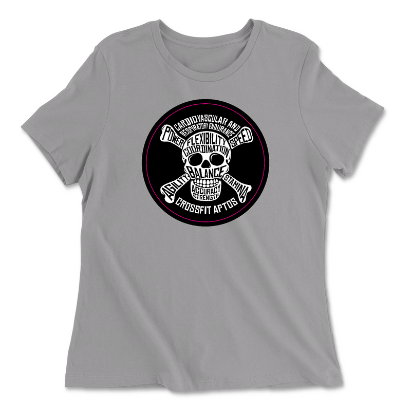 Womens 2X-Large SOLID_ATHLETIC_GREY Relaxed Jersey T-Shirt