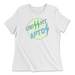 Womens 2X-Large WHITE Relaxed Jersey T-Shirt