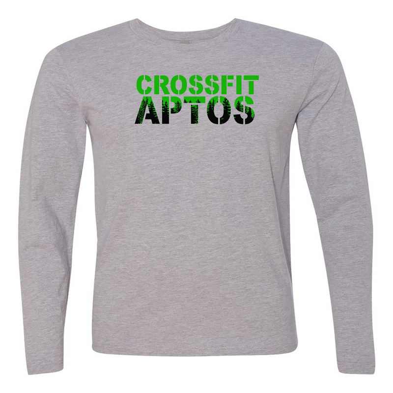 Mens 2X-Large HEATHER_GRAY Long Sleeve