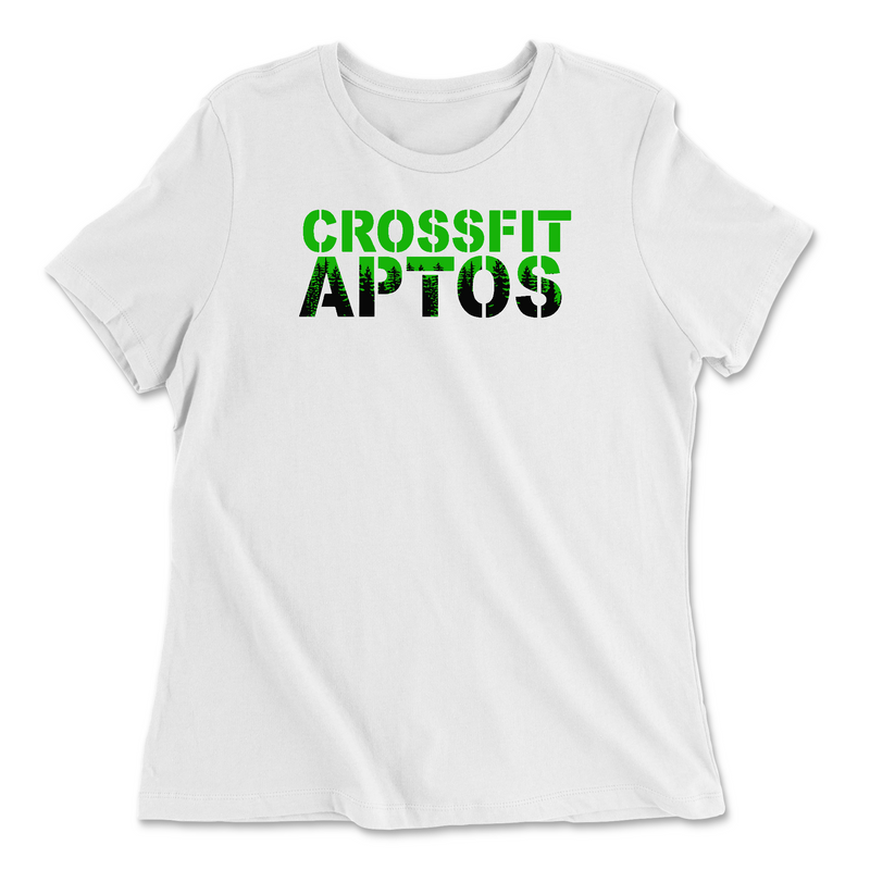 Womens 2X-Large WHITE Relaxed Jersey T-Shirt