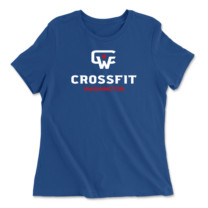 CrossFit Washington Standard Womens - Relaxed Jersey T-Shirt