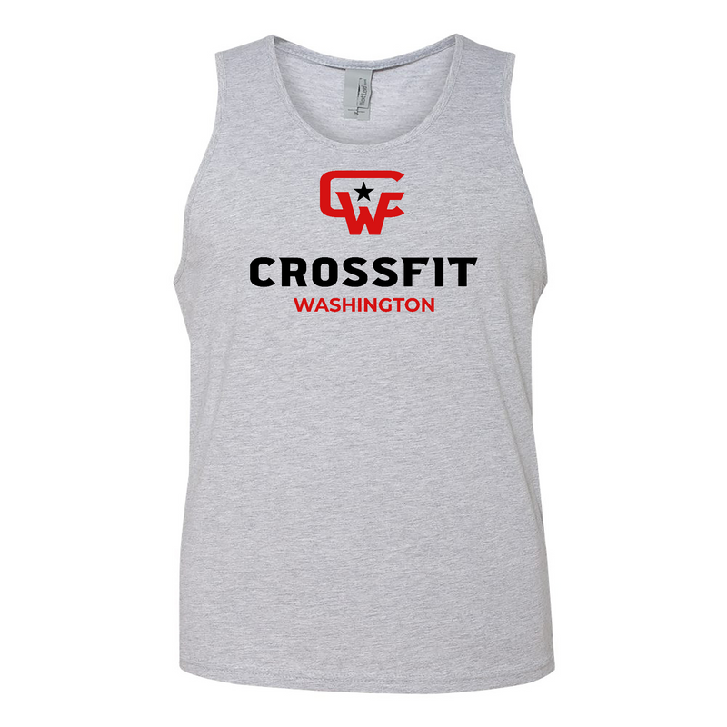 CrossFit Washington Standard (Red) Mens - Tank Top