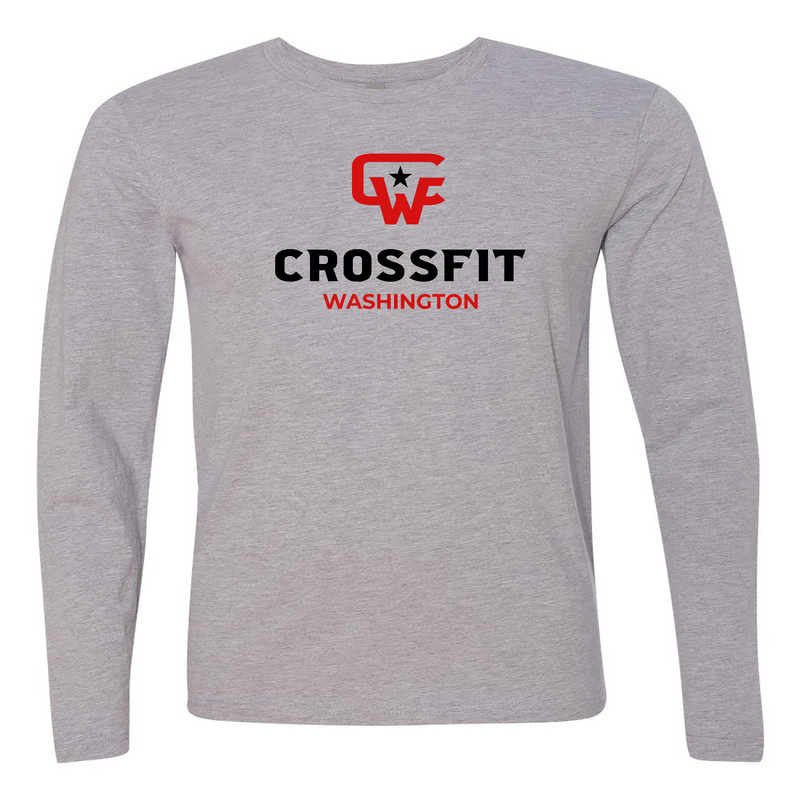 CrossFit Washington Standard (Red) Mens - Long Sleeve
