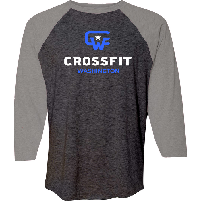 CrossFit Washington Standard (Blue) Mens - 3/4 Sleeve