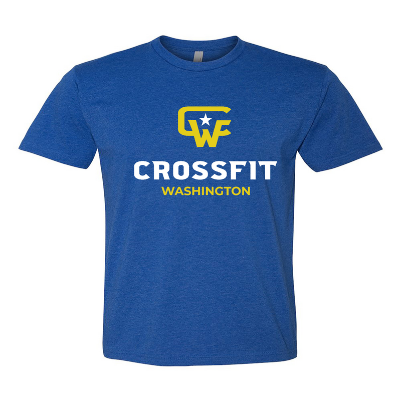 CrossFit Washington Standard (Yellow and White) Mens - T-Shirt