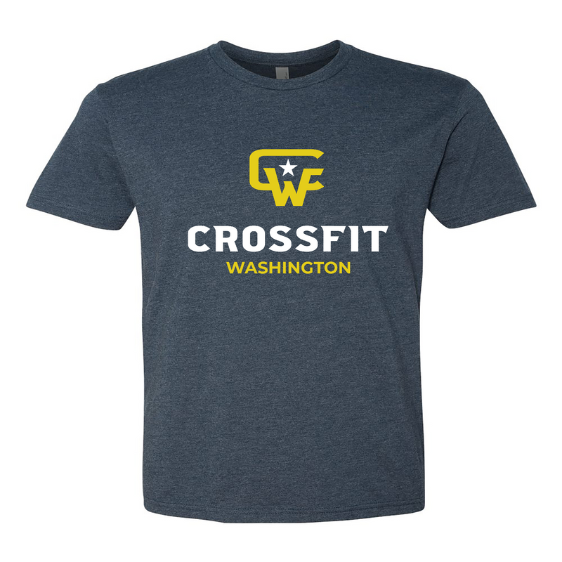CrossFit Washington Standard (Yellow and White) Mens - T-Shirt