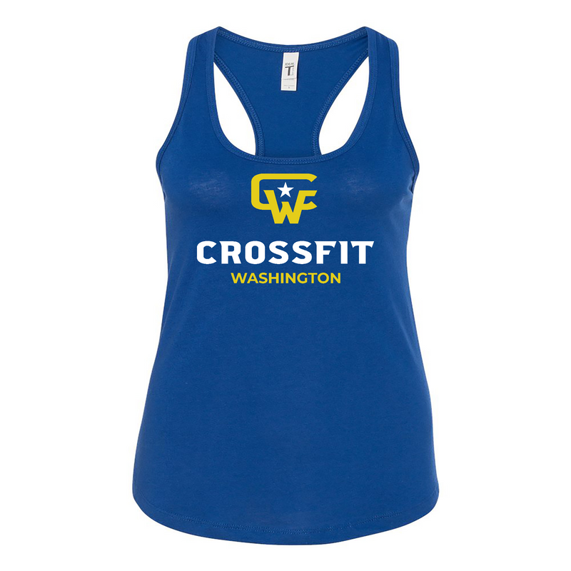 CrossFit Washington Standard (Yellow and White) Womens - Tank Top