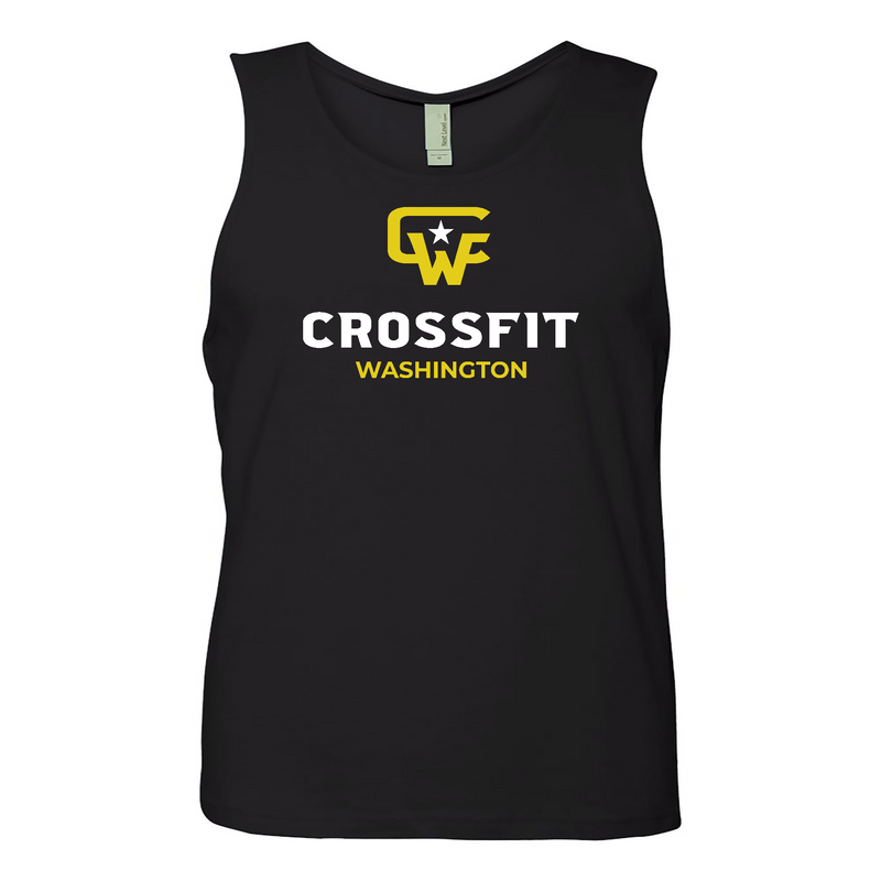 CrossFit Washington Standard (Yellow and White) Mens - Tank Top