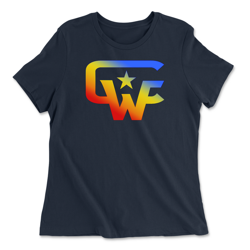 CrossFit Washington Gradient Womens - Relaxed Jersey T-Shirt