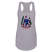 Womens 2X-Large Heather Gray Tank Top (Front Print Only)