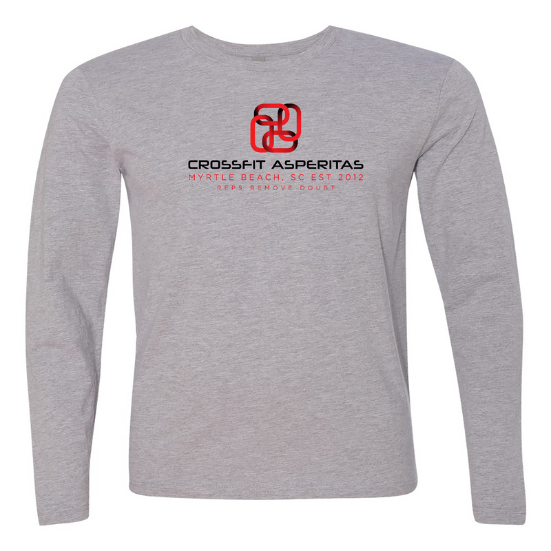 Mens 2X-Large HEATHER_GRAY Long Sleeve