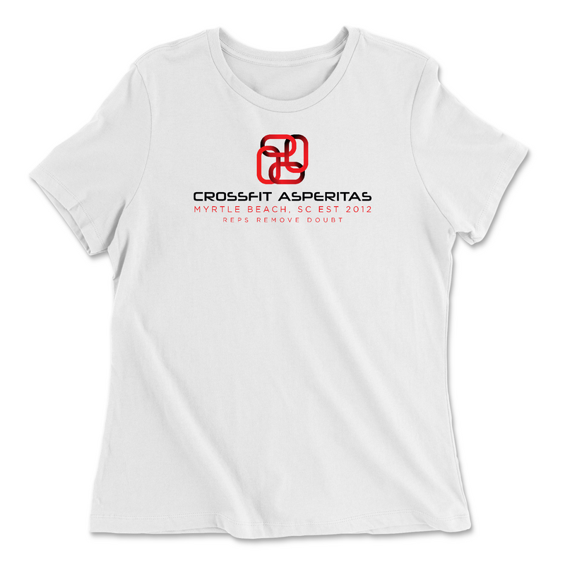 Womens 2X-Large WHITE Relaxed Jersey T-Shirt