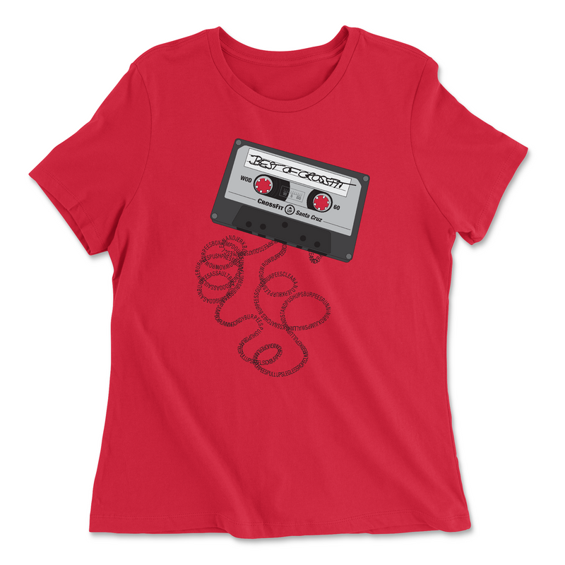 CrossFit Up Cassette Womens - Relaxed Jersey T-Shirt