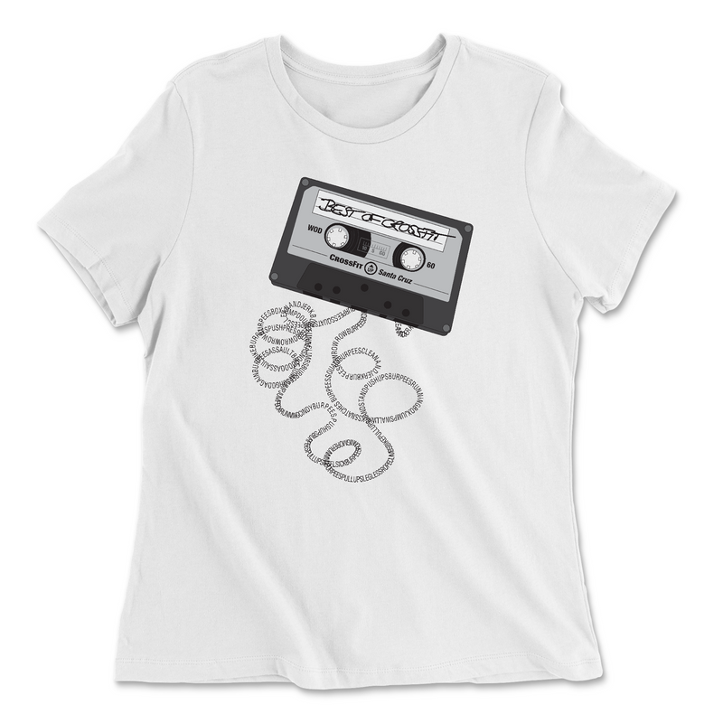 CrossFit Up Cassette Womens - Relaxed Jersey T-Shirt