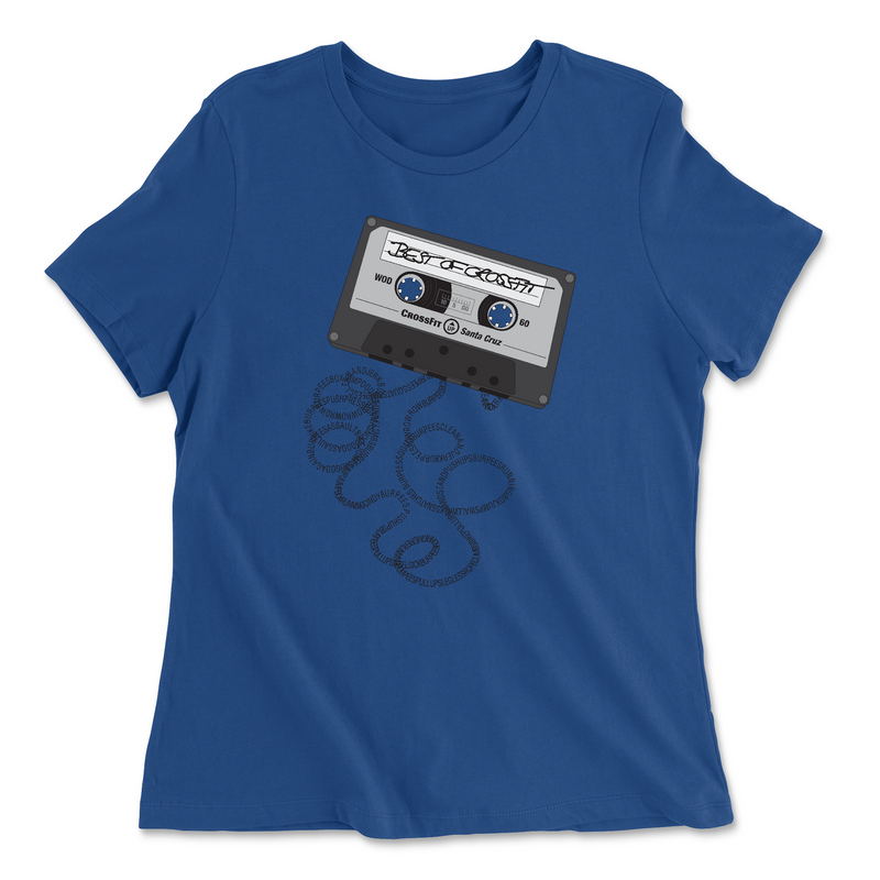 CrossFit Up Cassette Womens - Relaxed Jersey T-Shirt
