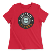 Womens 2X-Large RED Relaxed Jersey T-Shirt