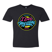 Mens 2X-Large BLACK T-Shirt