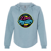 Womens 2X-Large MISTY_BLUE Hoodie