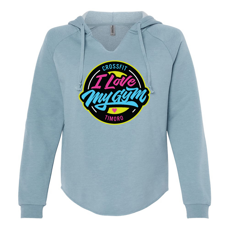 Womens 2X-Large MISTY_BLUE Hoodie