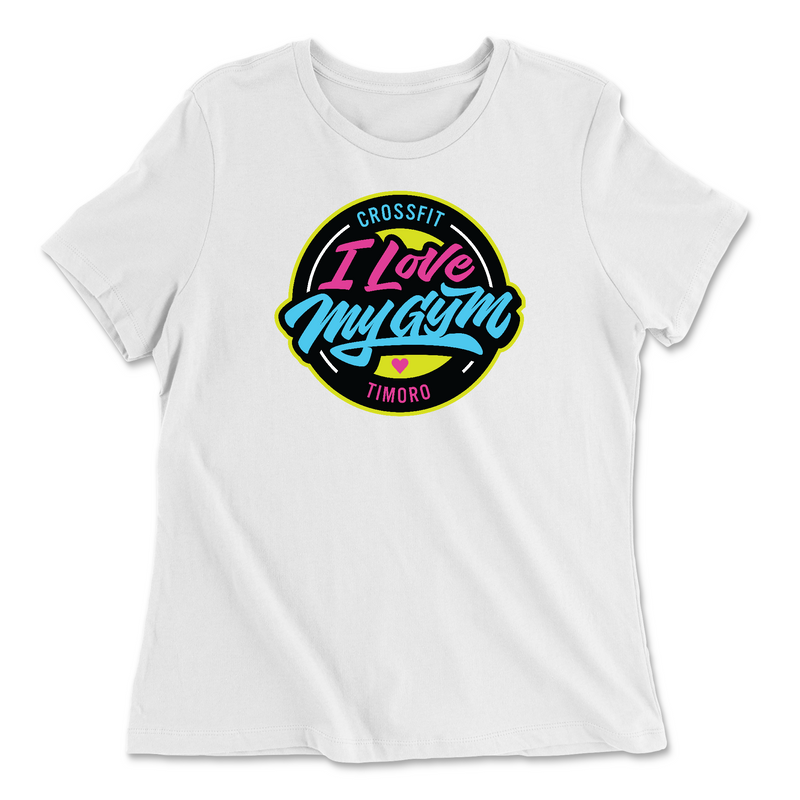 Womens 2X-Large WHITE Relaxed Jersey T-Shirt