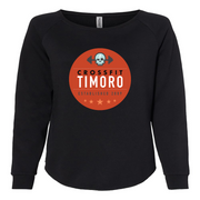 Womens 2X-Large BLACK CrewNeck